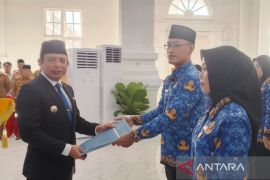 Sejumlah tenaga honorer Kota Bengkulu akhirnya berstatus PPPK