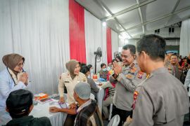 Polda Sumut beri layanan   kesehatan gratis kepada 2.000 warga Medan