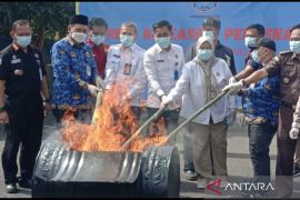 BNNP Banten musnahkan ganja hampir 4 kg asal Aceh