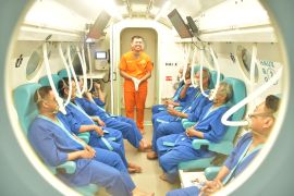 Lantamal VI Makassar ajak jurnalis kenali terapi oksigen hiperbarik