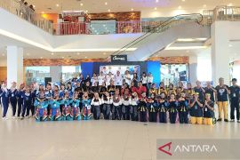 Dispora Kotim budayakan olahraga di kalangan pelajar melalui lomba senam