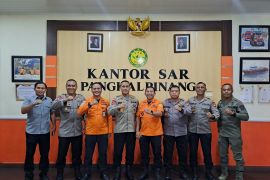 Dansat Brimob Polda Babel kunjungi Kansar Pangkalpinang perkuat sinergi operasi SAR