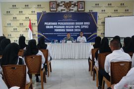 Kepala Stasiun Bakamla Babel beri pembekalan CPNS Kanwil Ditjen Pemasyarakatan