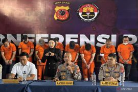 Polisi tetapkan 44 tersangka kasus judi kasino di Bandung