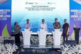 PT Timah resmikan PLTS kapasitas dukung transformasi energi nasional
