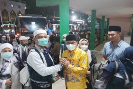 Jamaah haji Kapuas tiba di tanah air