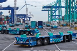 Pelabuhan Tianjin upayakan otomatisasi di seluruh prosesnya