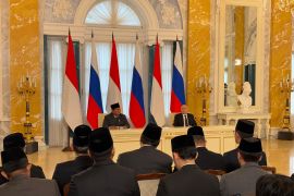 Prabowo berterima kasih ke Putin atas dukungan Indonesia masuk BRICS