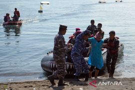 Tim gabungan simulasikan penanganan bencana di Lantamal VI Makassar