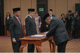 Gubernur BI melantik dua pemimpin baru satuan kerja kantor pusat