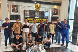 Ditpolairud Jambi  gagalkan penyelundupan sisik trenggiling