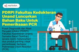 PDRPI Fakultas Kedokteran Unand luncurkan bahan baku untuk pemeriksaan PCR