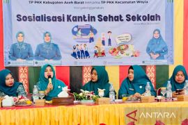 PKK Aceh Barat sosialisasi kantin sehat bagi guru dan masyarakat Wolya