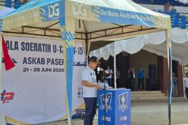 Bupati Paser buka Turnamen Piala Soeratin U-13 dan U-15