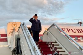 Prabowo selesaikan agenda di St. Petersburg, kembali ke Jakarta