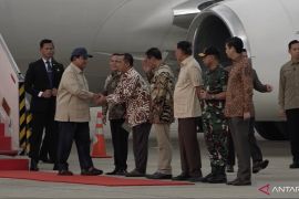 Presiden Prabowo tiba di Jakarta usai kunjungan kenegaraan ke Rusia