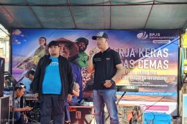 BPJS Ketenagakerjaan Pangkalpinang grebek Pasar Pagi, sosialisasikan pentingnya jaminan sosial bagi pekerja informal