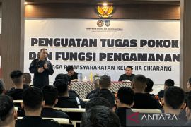 Lapas Cikarang Bekasi gelar penguatan tugas pengamanan