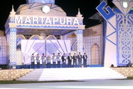 Gubernur Muhidin buka MTQ Nasional XXXVI Provinsi Kalsel di Martapura