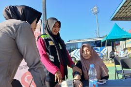 Polres Kampar layani pemeriksaan kesehatan gratis