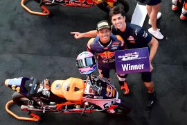 Pembalap muda Indonesia Veda Ega raih "double winners" di Mugello