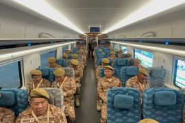 Whoosh jadi pilihan transportasi rombongan retret kepala daerah