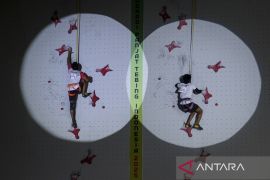 Final speed junior putra Kejurnas Panjat Tebing 2025