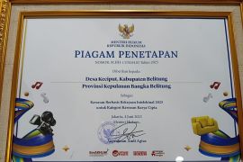 Desa Keciput Belitung ditetapkan sebagai Kawasan Berbasis Kekayaan Intelektual Tahun 2025