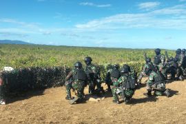 Kopasgat simulasikan penyerangan markas musuh dengan senjata mortir