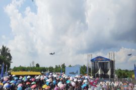 TNI AU kerahkan Sukoi hingga F-16 saat latihan tempur di Kalsel