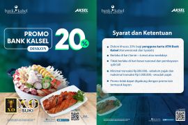 Bank Kalsel berikan diskon 20 persen di Japanese Food