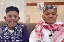 Para lansia  perkasa dalam perjalanan haji Armuzna