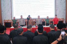Polres Blitar koordinasi pengamanan kegiatan Suran Agung