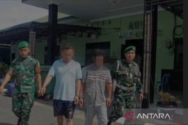 Kodim 0212/TS tangkap bandar narkoba di Desa Aek Torop