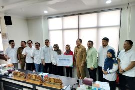 BPJS Ketenagakerjaan serahkan santunan Rp75 Juta kepada ahli waris