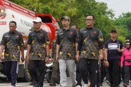 Polres HSS gelar olahraga bersama peringati Hari Bhayangkara ke-79