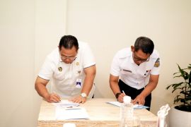 KAI Palembang-KSOP  tandatangani kerjasama penggunaan perairan terminal