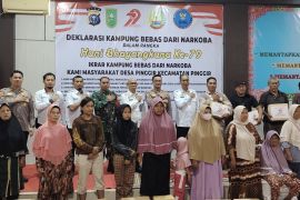 Pemkab Bengkalis dukung deklarasi kampung bebas narkoba di Desa Pinggir