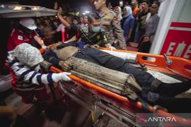 Korban kebakaran kapal tanker MT Federal II