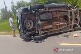 Pengemudi dan penumpang tewas usai tabrakan beruntun di Palangka Raya