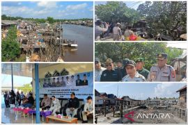 Bangka Tengah tata permukiman kumuh di bantaran sungai Kurau