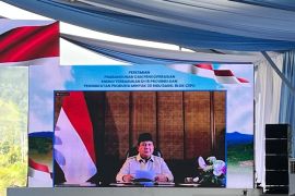 Presiden Prabowo minta maaf tak hadiri langsung peresmian PLTP-PLTS, Blok Cepu