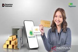 Pegadaian terima emas fisik jadi tabungan emas