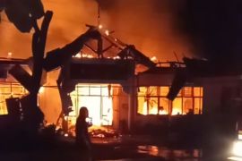 Kantor Dinas Pertanian Tanah Datar terbakar, diduga akibat konsleting listrik