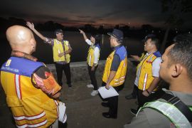 Kunjungan Wakil Menteri PUPR di Embung Ketapang Sidoarjo