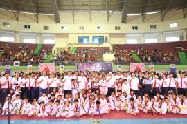 Ratusan atlet taekwondo di Babel ikuti kejuaraan taekwondo piala Kapolda Babel Cup 2025