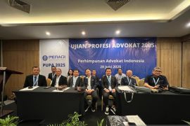 Peradi gelar ujian profesi advokat 2025 serentak di 39 Kota, termasuk Medan