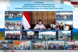 47 PLTS diresmikan Presiden, 5.383 rumah tangga di wilayah 3T peroleh listrik bersih