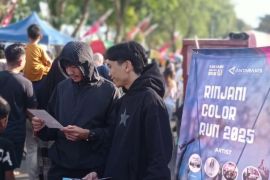 Warga Lombok antusias ikut Rinjani Color Run 3, CFD Mataram jadi titik daftar favorit