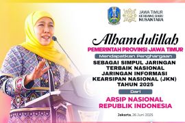 Pemprov Jatim raih penghargaan Simpul Jaringan Terbaik dari ANRI